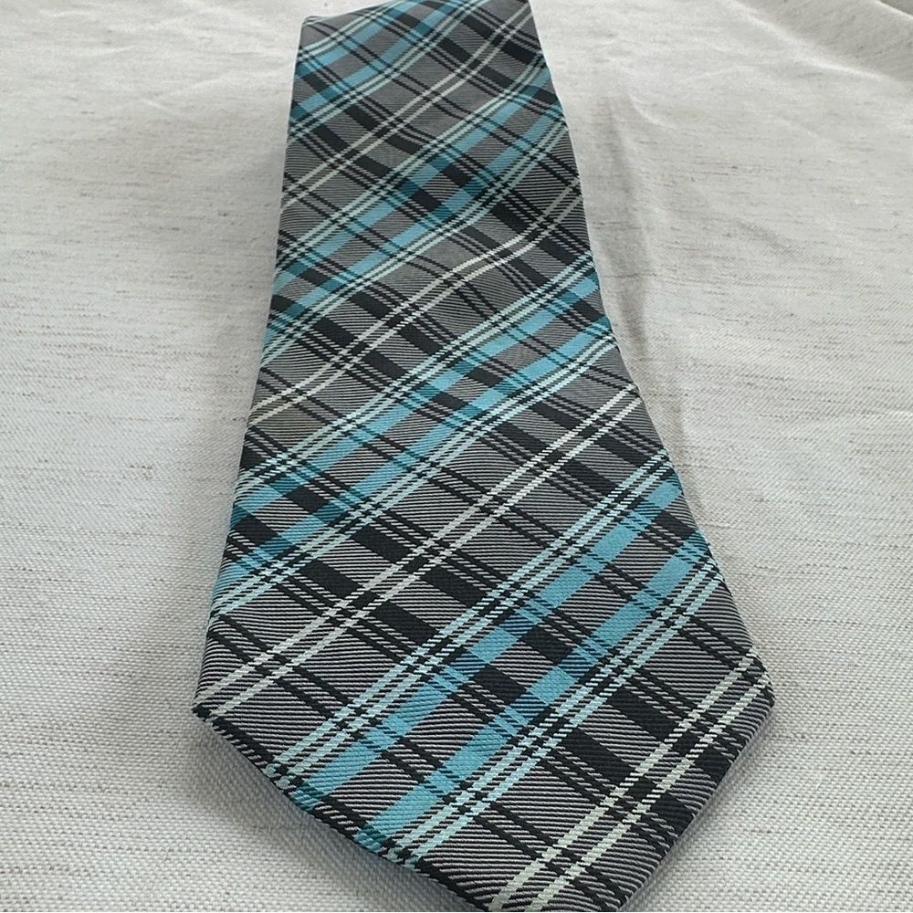 Giorgio Armani Plaid Men’s Silk Tie